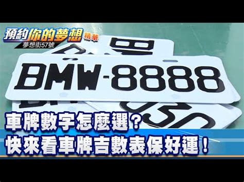 車牌吉號|車牌數字吉凶指南：選出最旺你的好車牌號碼 